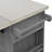 Outdoor Solid Wood Rolling Bar Cart, Storage Cabinet Kitchen Island-579896642