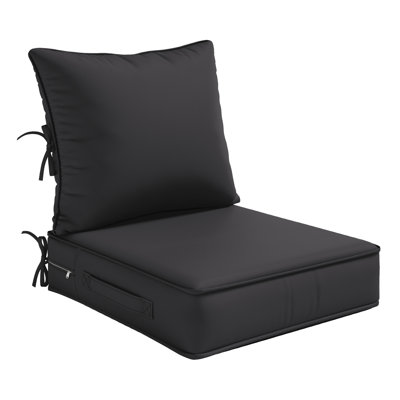 Outdoor Deep Seating Cushion Set Water-Resistant & Fade-Resistant Patio Chair Cushions