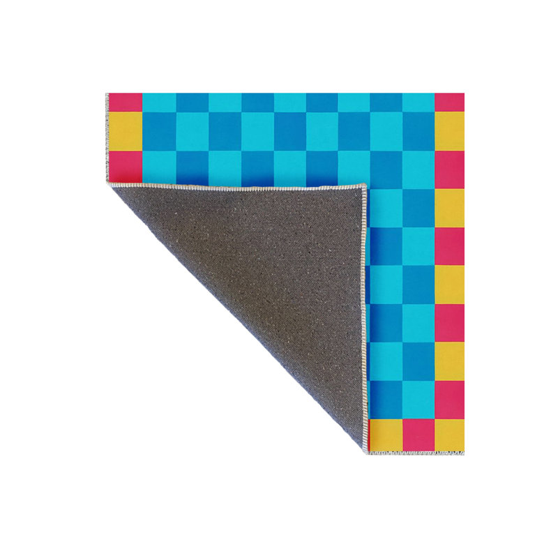 Tapis bleu Mosso, 2 pi x 2 pi 11 po