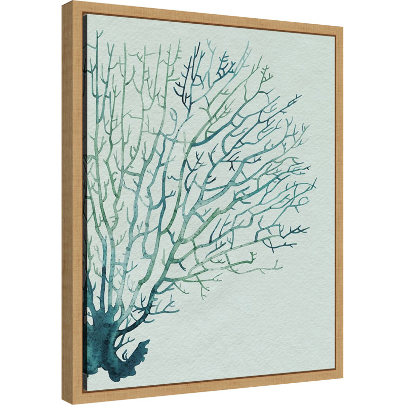 «Seaglass Shadow I» par Grace Popp, reproduction d'art sur toile encadrée, H 20 po x l 16 po