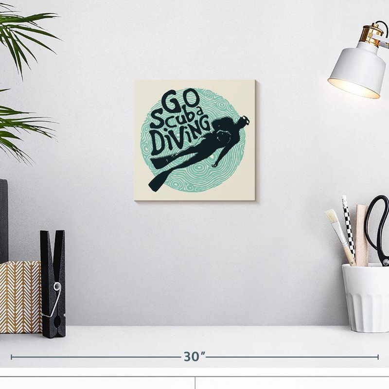 Senne Go Scuba Diving, 10" H x 10" W