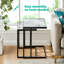 Kavic Glass Top Frame Nesting Tables