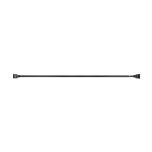 Kenney Twist & Fit No Tools Decorative Tension Shower Curtain Rod, 42-72"