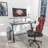 Castorena Metal Base Writing Desk
