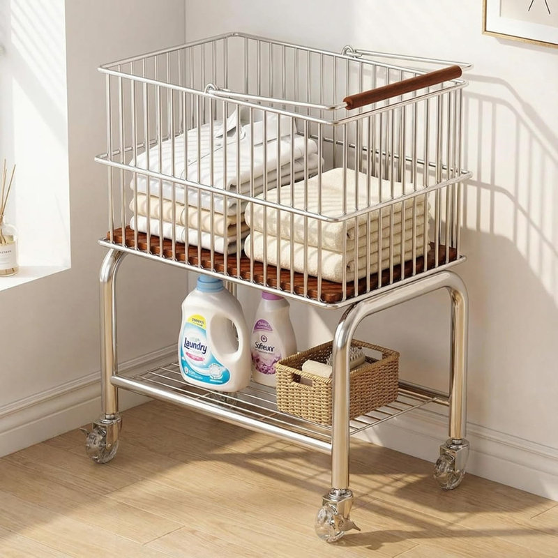 Metal Laundry Cart