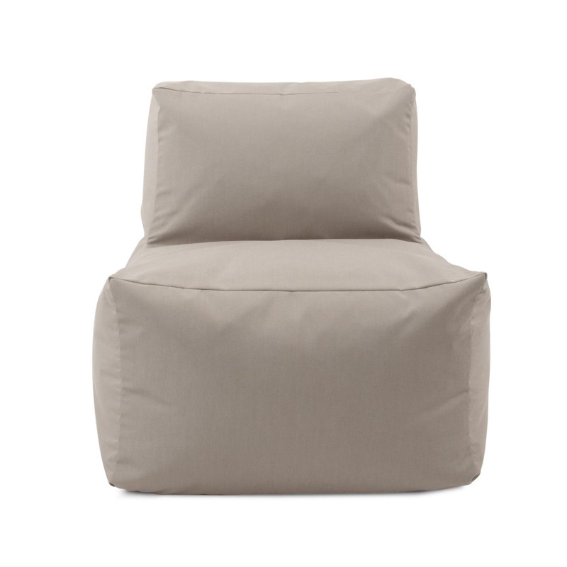 Housse pour pouf d'extérieur Kerttuli, Seascape Canyon, Gris clair