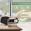 Costway Steel Countertop Wood Burning Pizza Oven