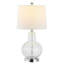 Lampe de table argent 24 po