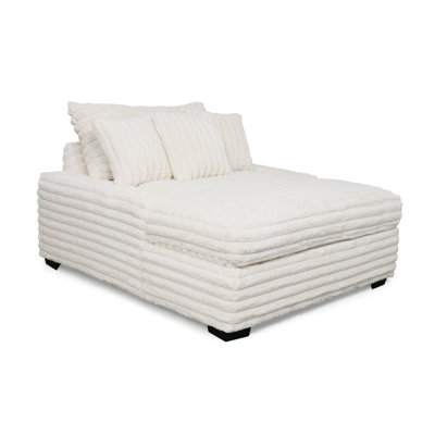 Chaise longue rembourrée Gus