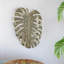 Décoration murale feuille d'or Monstera-567054335