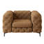 Fauteuil Chesterfield capitonné et rembourré en polyester-131074133