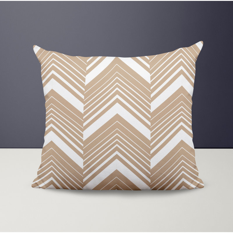 Housse et insert de coussin décoratif en polyester, Beige, L 19 po x H 19 po