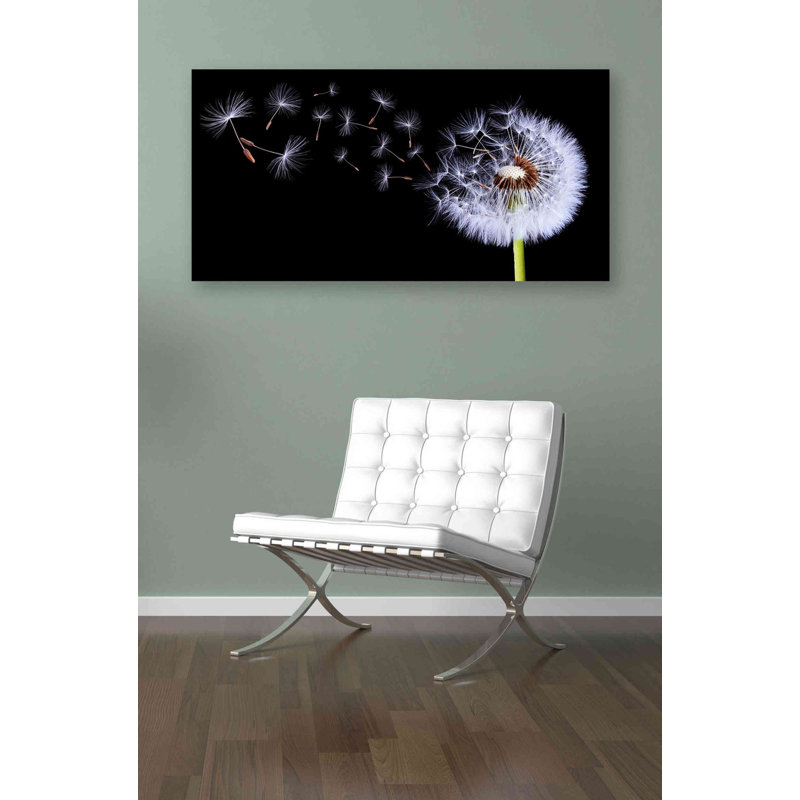«Flying Dandelion», art mural sur toile, H 12 po x l 24 po x P 0,75 po