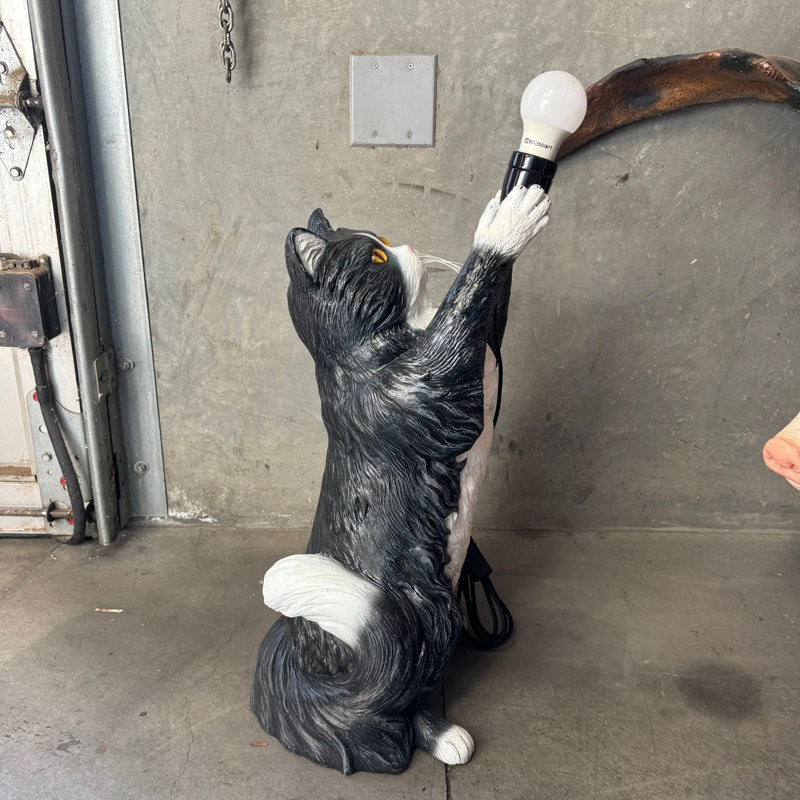 Cat Light Table Top Lamp Statue