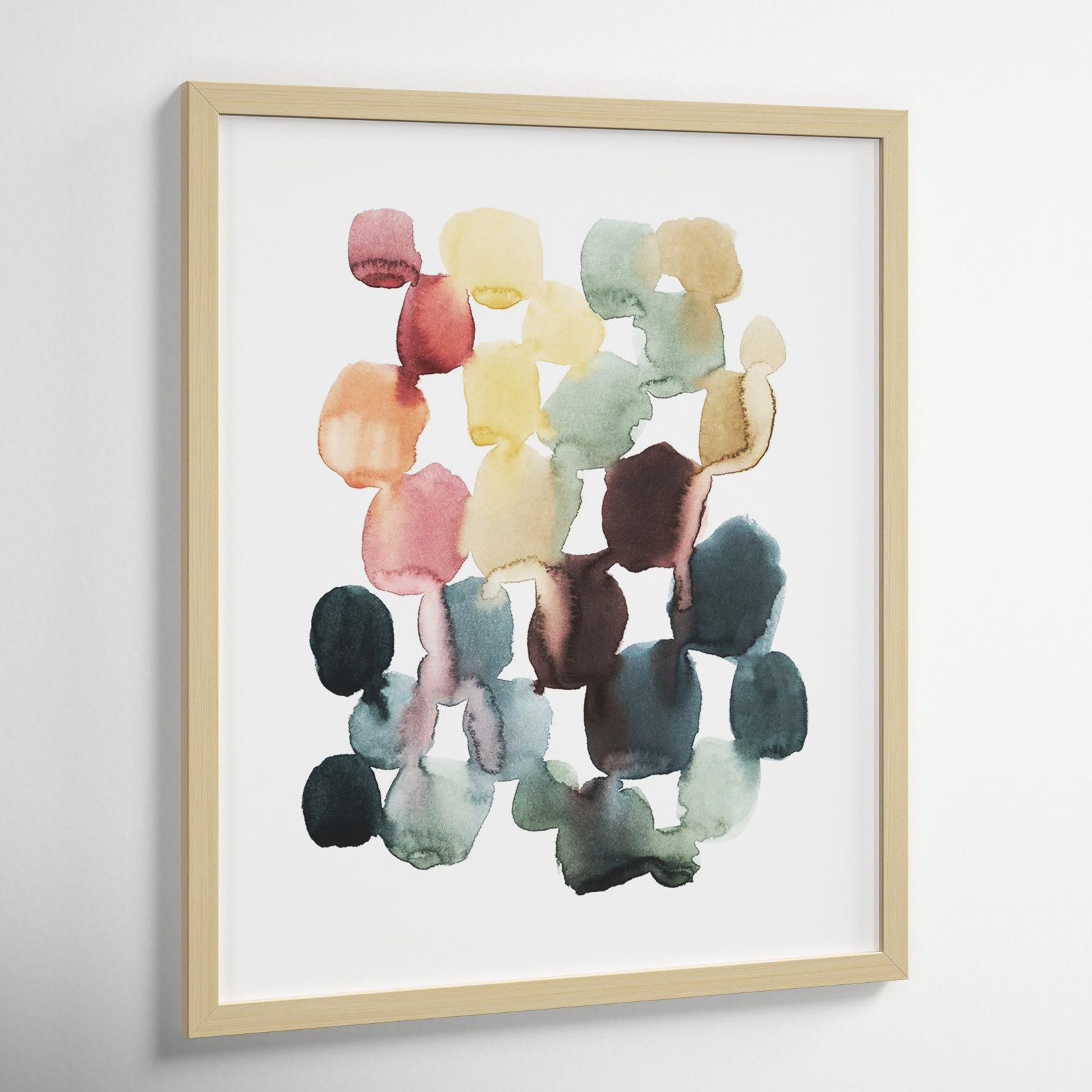 Desert Stones II Print by Grace Popp, Natural Framed Paper, 25" H x 21" W