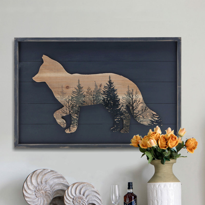 Handmade Rustic Wall Decor, 23.9" H x 36.02" W x 1.22" D