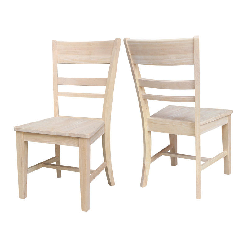 Chaise d'appoint en bois massif Mayores