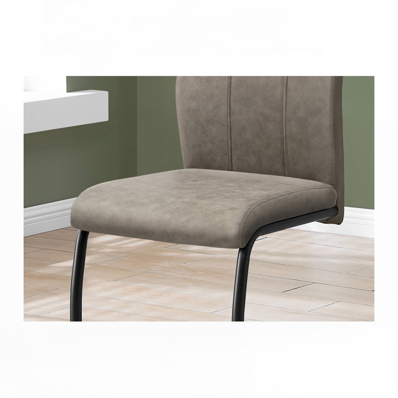 Chaise de salle à manger, 2 pièces, Taupe