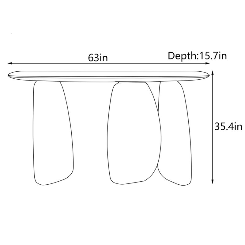 Console Italian Luxury, Argent argent