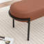 Banc rembourré Janeesha Boucle-1634765157