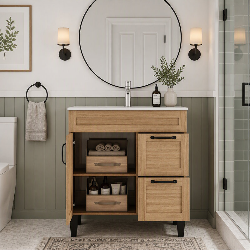 Single Bathroom Vanity with Top