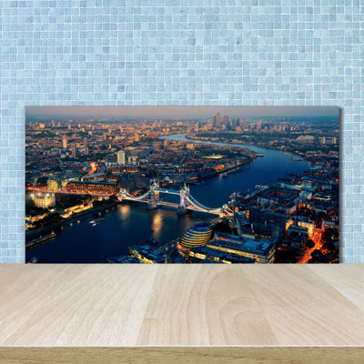 50cm W x 100cm L Glass Peel and Stick Panel