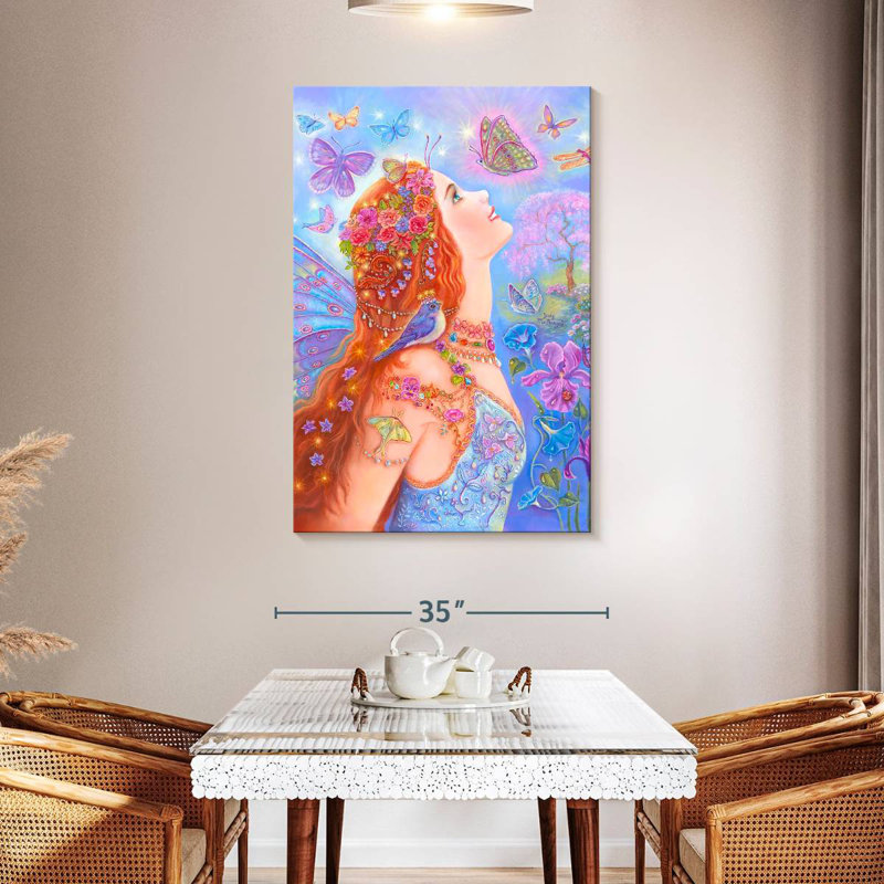 Kelan Joyful Fairy, 48" H x 32" W