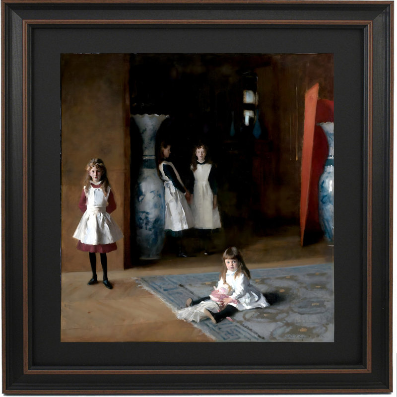 Les filles d'Edward Darley Boit par John Singer Sargent, H 36 po x l 36 po