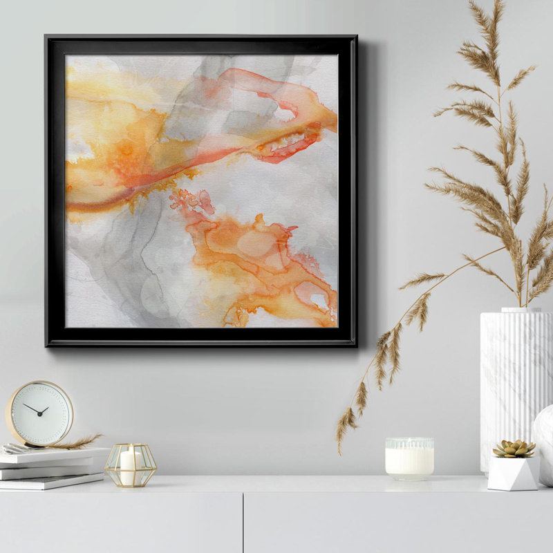Transparent Opposites II - cadre photo, impression sur toile, H 34,5 po x l 34,5 po x P 1,5 po, Noir