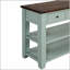Solid Pine Wood Top Console Table, Modern Entryway Sofa Side Table with 3 Storage Drawers and 2 Shelves. Easy to Assemble