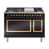 Glossy Black/Brass