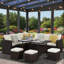 7 Piece Wicker Patio Dining Set-1824843861