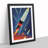 The Unbeatable Spaceship Rocket - Single Picture Frame Print-409827763-409827765