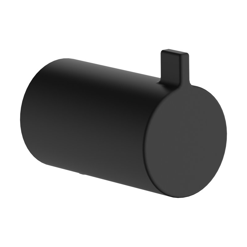 Crochet simple hansgrohe AddStoris S en noir mat, Matte Black