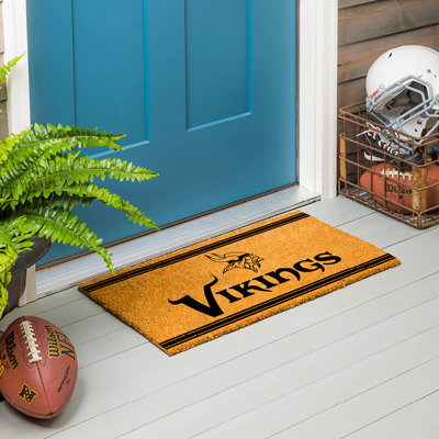 28in. x 16in. NFL Single Color Outdoor Coir Door Mat