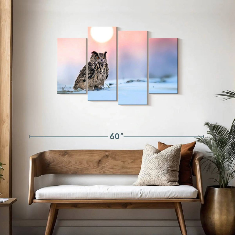 Brampt Enchanting Eagle Owl, 27" H x 43" W