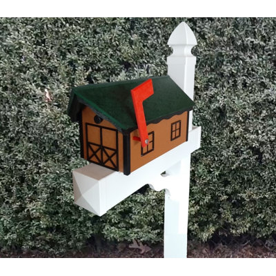 Amish Mailbox, Handmade, Barn Style Mailbox