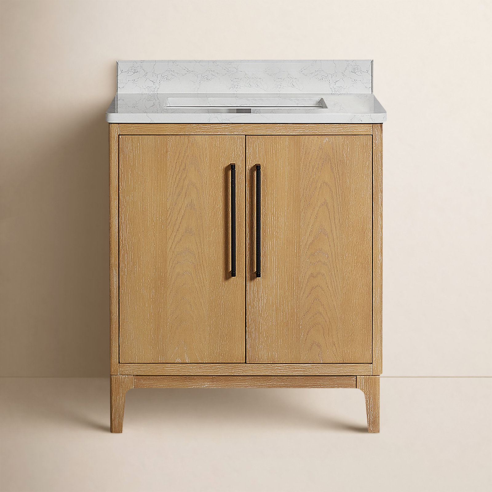 Langosta 30" Single Bathroom Vanity, Washed Ash Gray