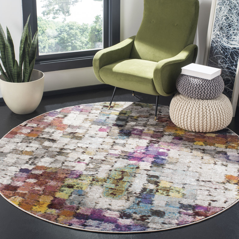 Tapis de performance Mall Mall, Rond 6 pi 5 po