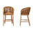 Carlmontia 23.6'' Rattan Counter Stool