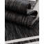 Tapis intérieur / extérieur en polypropylène géométrique tissé à la machine en noir / blanc-88509074