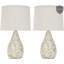Ensemble de lampes de table 21 po avec incrustations en nacre de perle Lanphear-1060626248