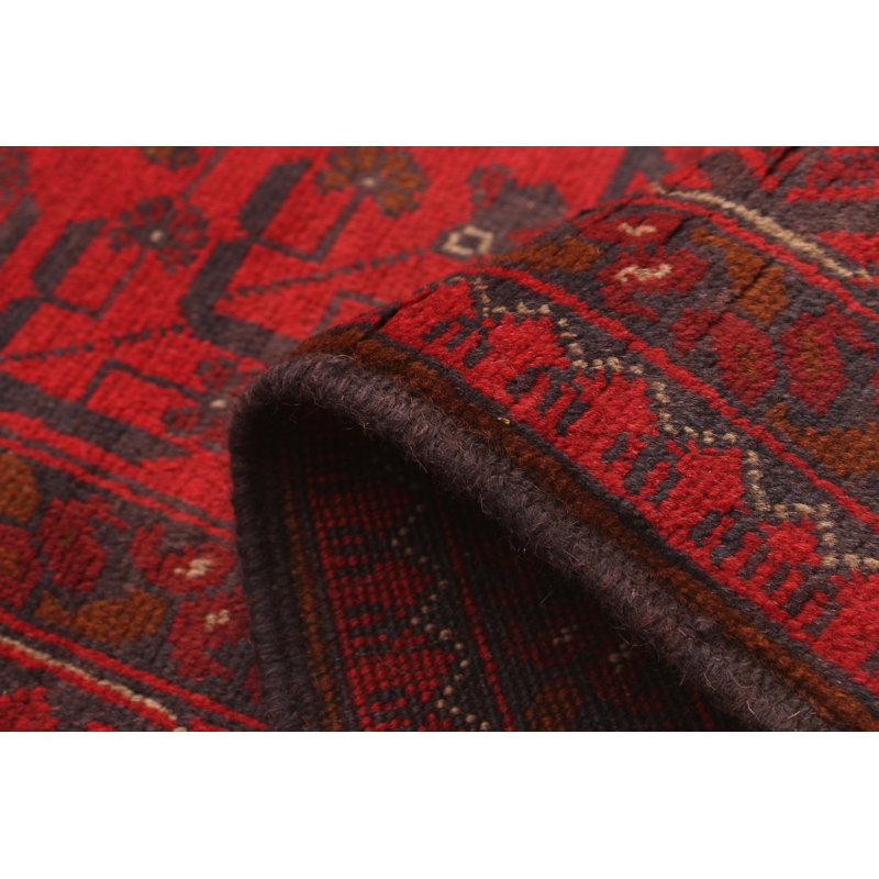 Tapis de zone en laine 10 pi 10 po x 9 pi 10 po one-of-kind à la main-noué la 2010 esari turque Allaina