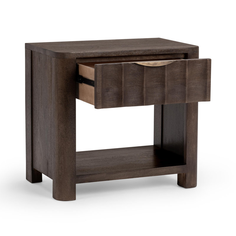 Baylee Mango Wood Nightstand