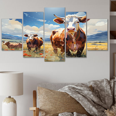 Farmhouse Animals Wall Decor on Metal