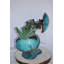 Statue bronze deux grenouilles sur champignon Hutter - Taille: L 24 po x l 15 po x H 27 po.