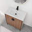 Meuble-lavabo simple 30 po avec plateau Detavious