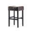 Tabouret de bar 30 po en cuir reconstitué sans dossier (ensemble de 2)