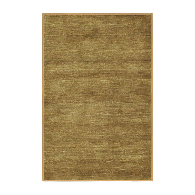 Tapis brun contemporain, Rectangle 3 pi x 5 pi