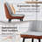 Bar Stools Set of 2,Counter Height Bar Stools with Back,Modern Faux Leather Kitchen Stools-899347626-899347618